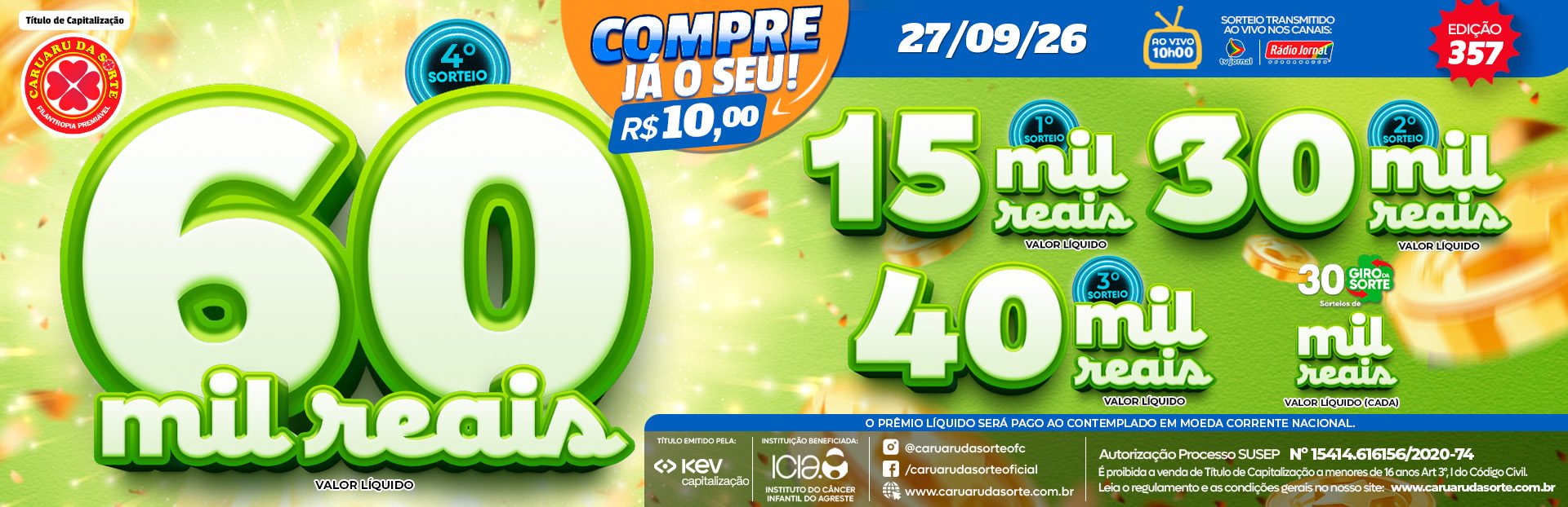 Premiação 27/09/2026