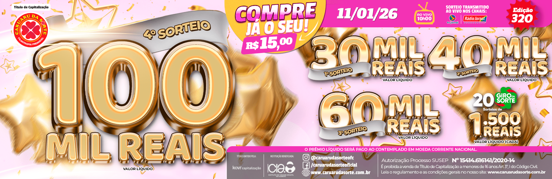 Premiação 11/01/2026