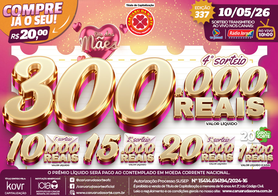 Premiação 10/05/2026